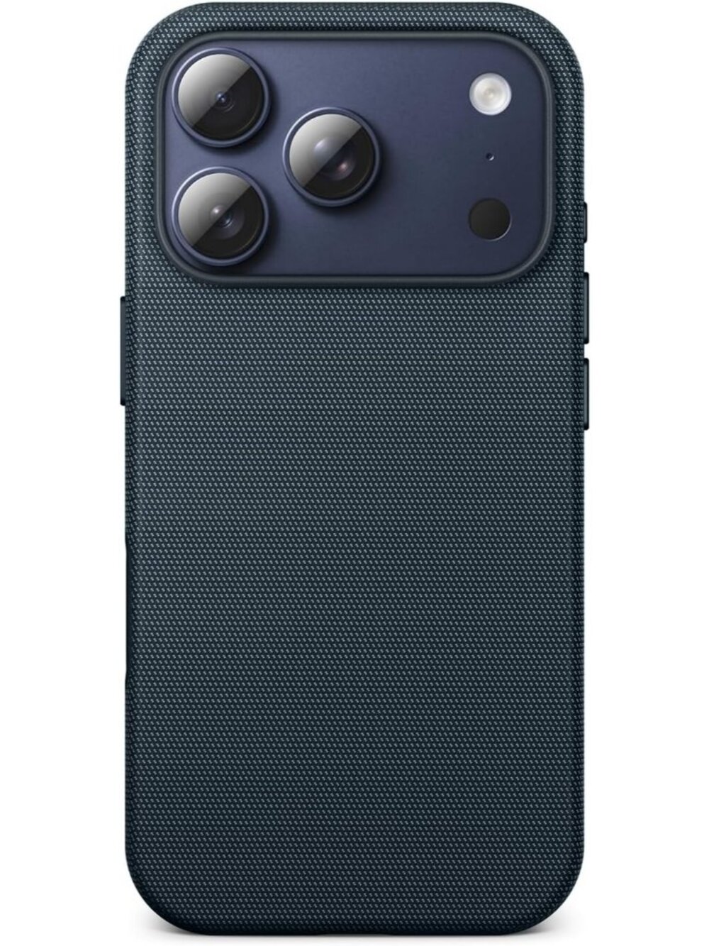 iPhone 17 Pro Max Blue Techwoven Drop Protection Shockproof Skin-Friendly Case